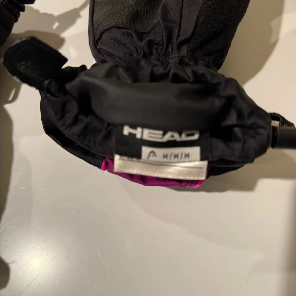 Head Black and Pink Gloves